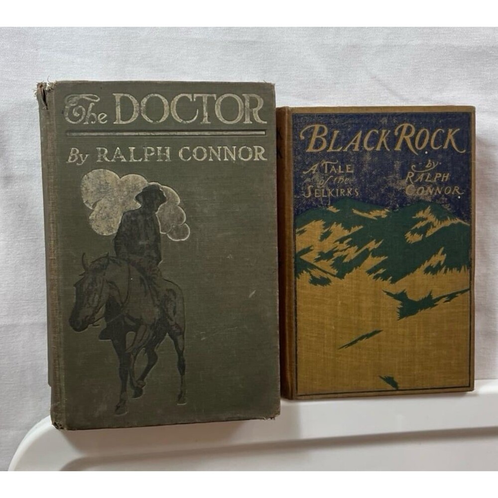 Vintage Ralph Connor Book Bundle - Black Rock & The Doctor